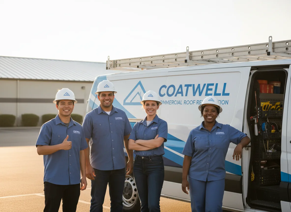 Commercial roof coating company in Richburg, NY